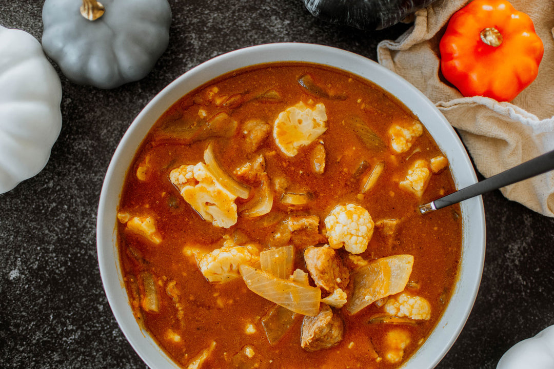 pumpkin stew in a bowl