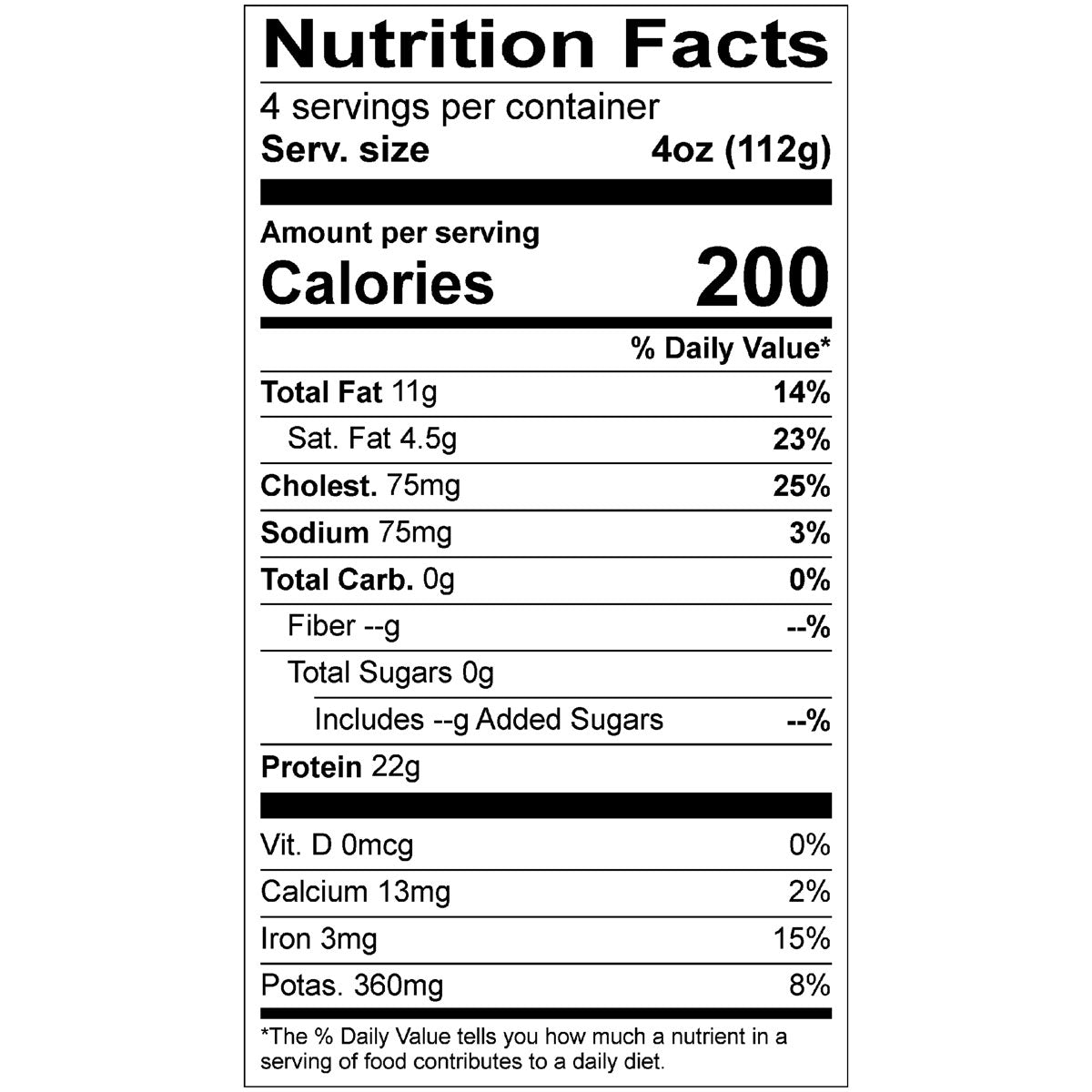 organic prairie ground beef 90% lean nutritional information