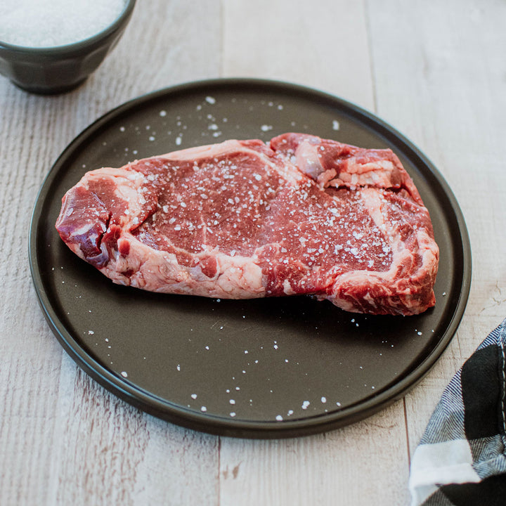 mature ribeye steak