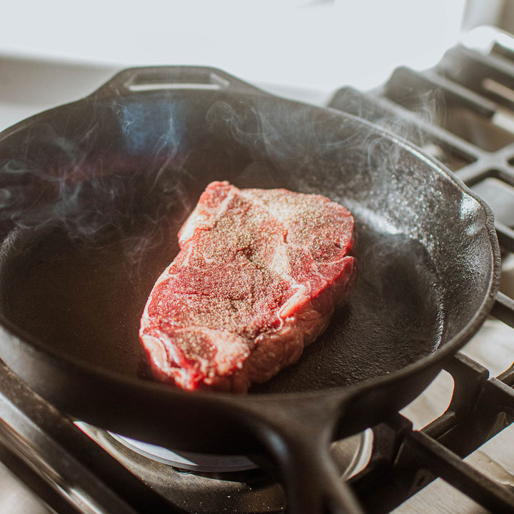 mature ribeye steak
