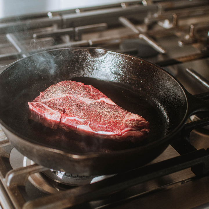 mature ribeye steak