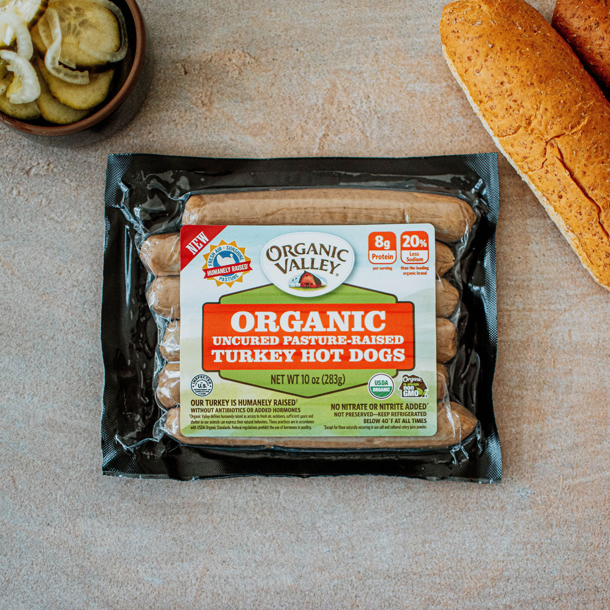 organic turkey hot dogs