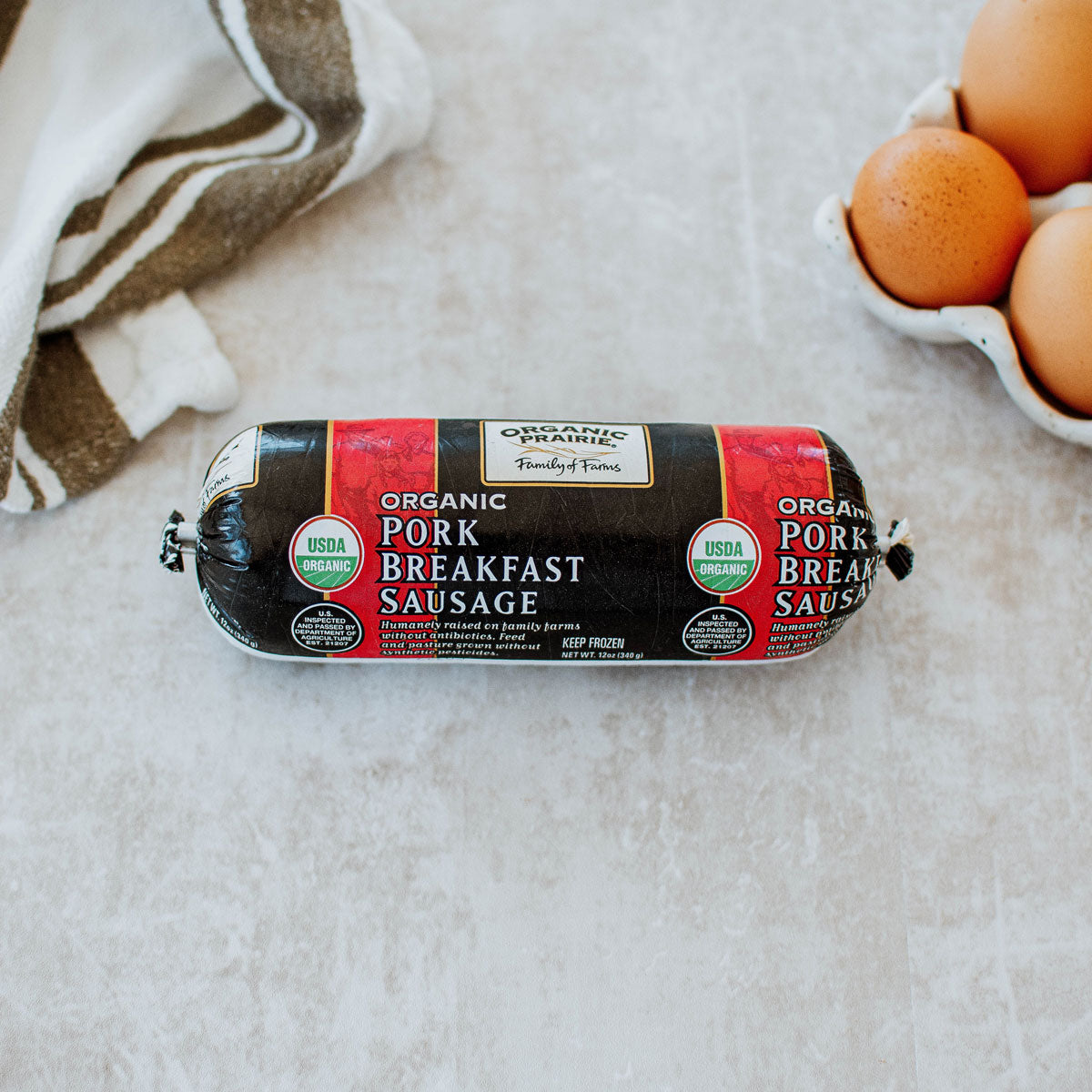 organic pork breakfast sausage