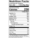 Organic Prairie Organic Italian Pork Sausage Nutrition Facts