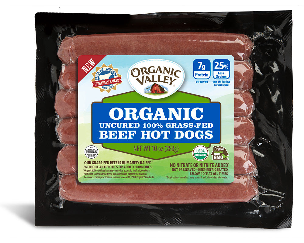 organic grassfed beef hot dogs